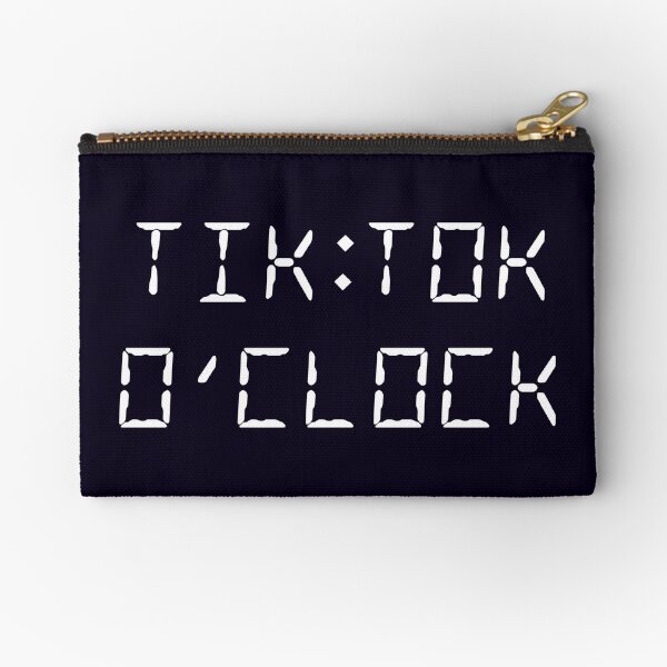 Tik:Tok O'Clock Zipper Pouch