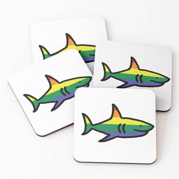 Item preview, Happy Pride Shark designed and sold by Kaytmars.