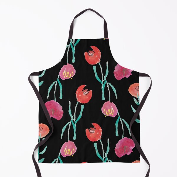 Artikelvorschau, Aquarell Muster Tulpe & Mohn Blumen entworfen und verkauft von amazimals.