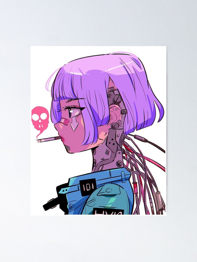 Anime cyberpunk girl - Anime Girls - Posters and Art Prints