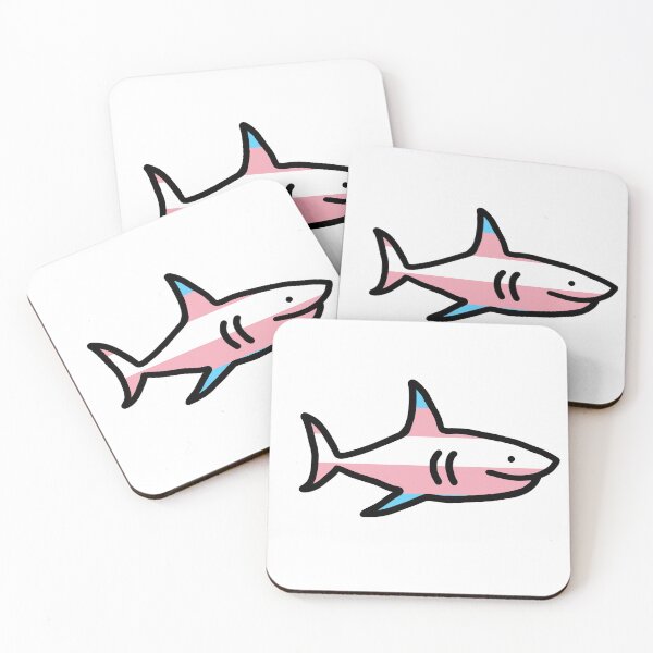 Item preview, Happy Trans Shark designed and sold by Kaytmars.