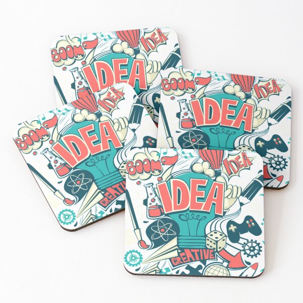 Item preview, multicolored idea illustration, Creativity Idea, illustration creative thinking designed and sold by Halalolo.