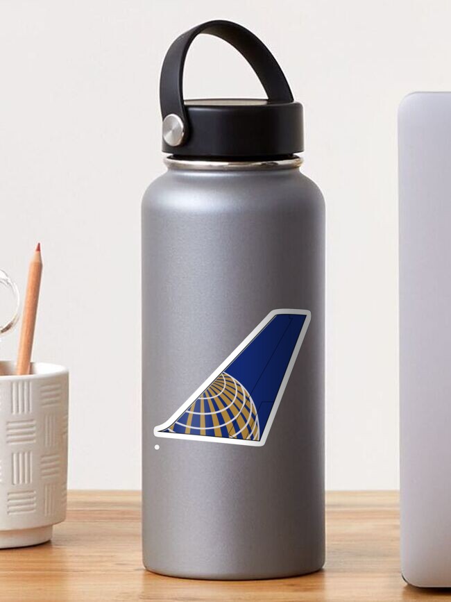 Airplane - Boeing 777 Water Bottle by Melliopeia