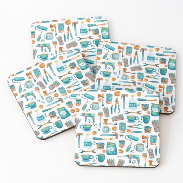 Item preview, Coffee and Construction designed and sold by Gingerlique.