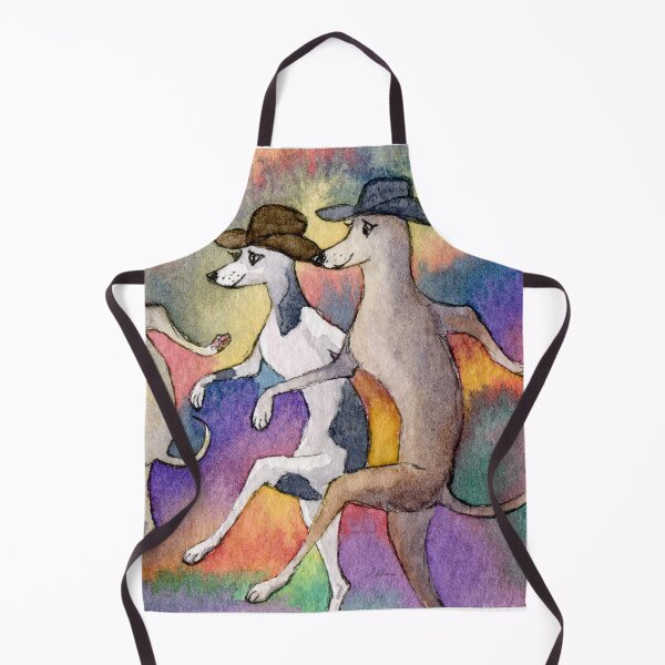 Item preview, One step forward, two steps back... line dancing greyhounds designed and sold by SusanAlisonArt.