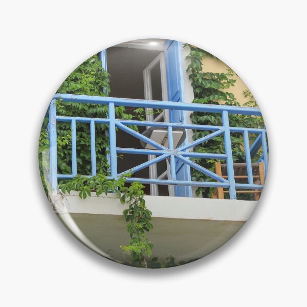 Item preview, Traditional greek balcony with window designed and sold by Jenny Burrows.