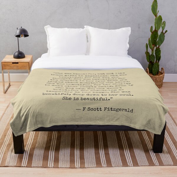Aperçu de l'œuvre Elle était belle - F Scott Fitzgerald créée et vendue par The Little Wood Cottage.