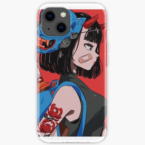 Cyberpunk girl Coque souple iPhone