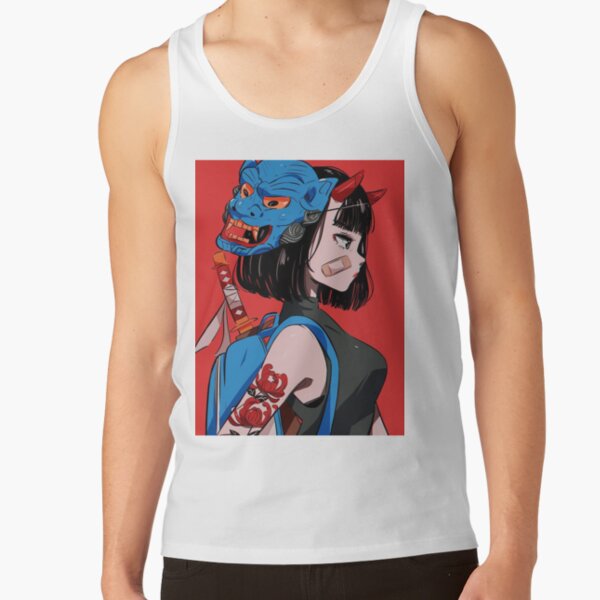 Cyberpunk girl Tank Top