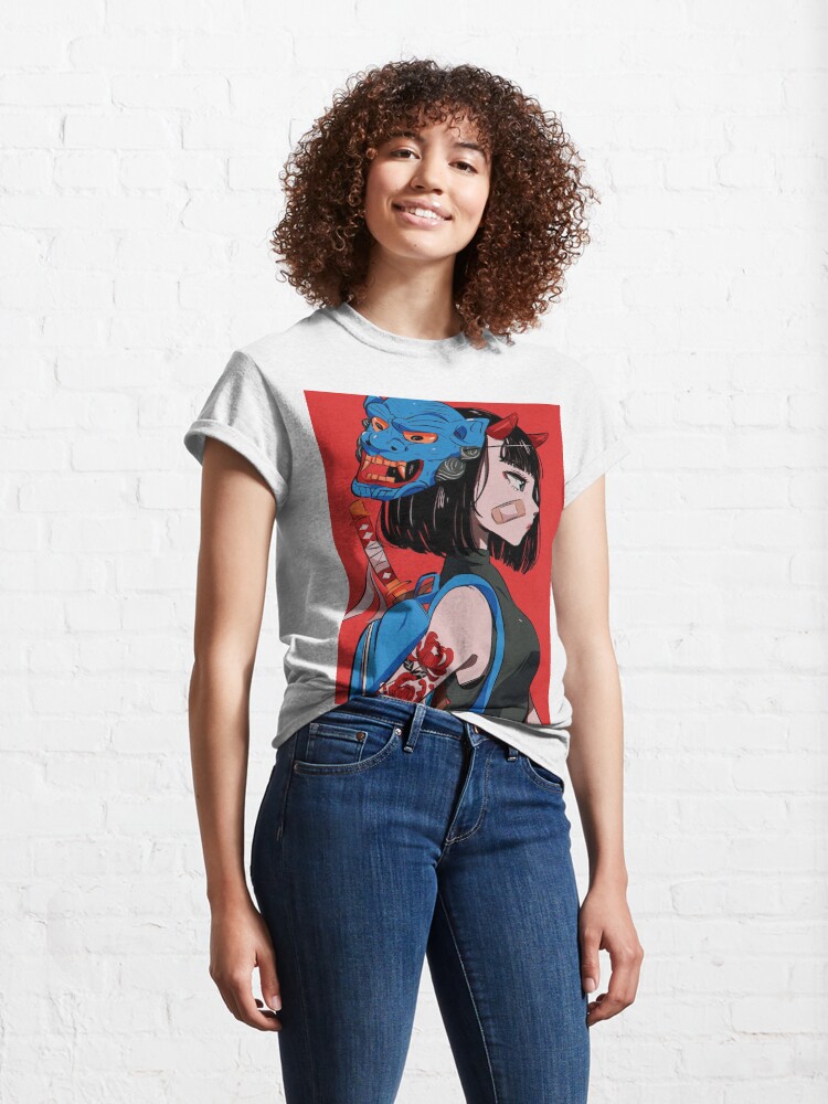 Disover Cyberpunk girl Classic T-Shirt