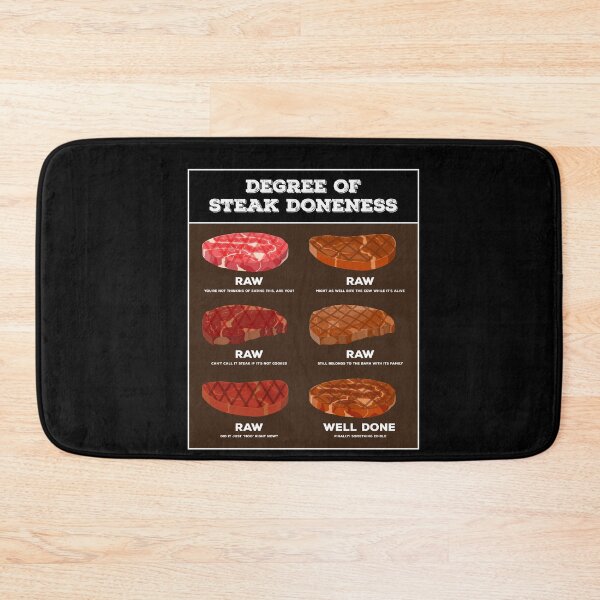 Item preview, Degree Of Steak Doneness Meat Grill BBQ designed and sold by MooonTees.