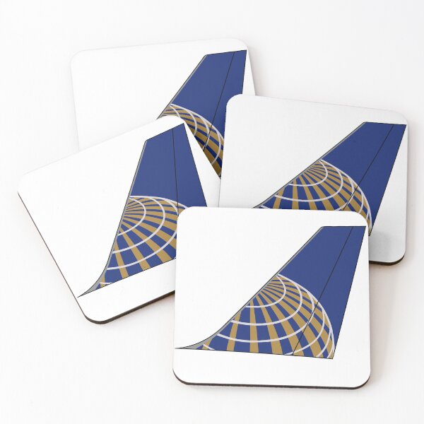 Item preview, United Airlines Airbus A320 Family Continental "Globe" Tail (Left Facing) designed and sold by aspinworks.