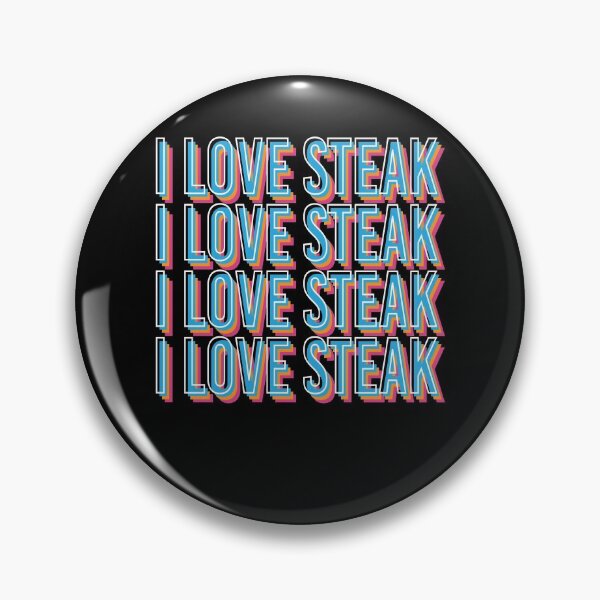 Item preview, I Love Steak Meat Grill BBQ Food Chef designed and sold by MooonTees.