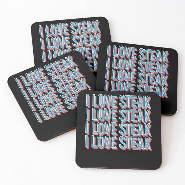 Item preview, I Love Steak Meat Grill BBQ Food Chef designed and sold by MooonTees.