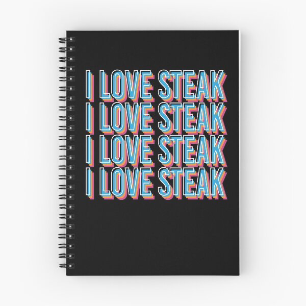 Item preview, I Love Steak Meat Grill BBQ Food Chef designed and sold by MooonTees.