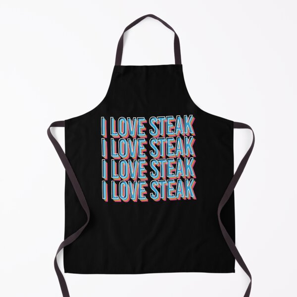 Item preview, I Love Steak Meat Grill BBQ Food Chef designed and sold by MooonTees.