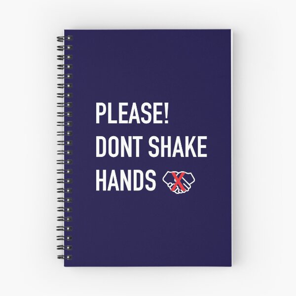 Item preview, PLEASE! DONT SHAKE HANDS designed and sold by waleedmurad.