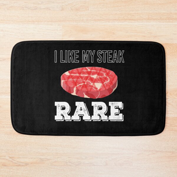 Item preview, I Like My Steak Rare Meat Grill BBQ designed and sold by MooonTees.