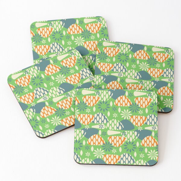 Item preview, green destroyed mushrooms designed and sold by sissi-tagg.