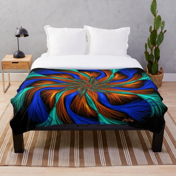 Item preview, Vibrant golden wispy feathers in the round at nightfall  designed and sold by busyBeanz.