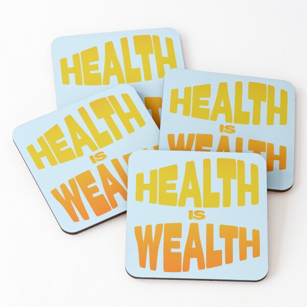 Item preview, HEALTH is WEALTH designed and sold by SPACESHEEP0202.