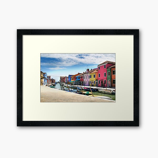 Burano Italy Framed Art Print