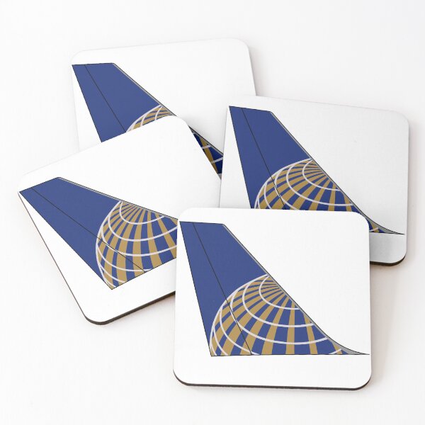 Item preview, United Airlines Airbus A320 Family Continental "Globe" Tail (Right Facing) designed and sold by aspinworks.