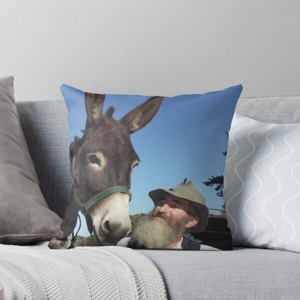 Item preview, American Mammoth Donkey & her owner. designed and sold by Bev Pascoe.