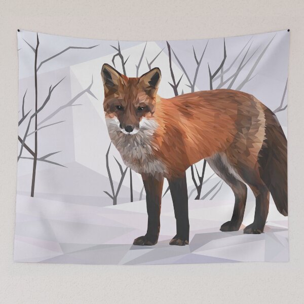 Item preview, Abstract Fox designed and sold by ErinFCampbell.