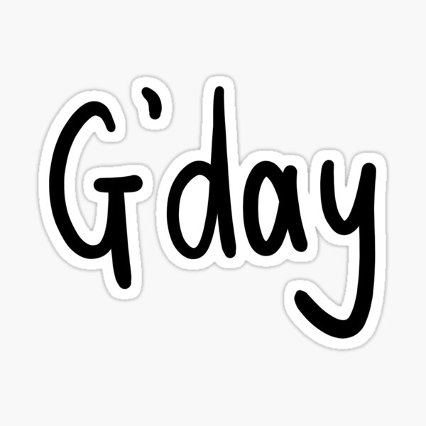 Item preview, G'day! Aussie Slang designed and sold by noiza.