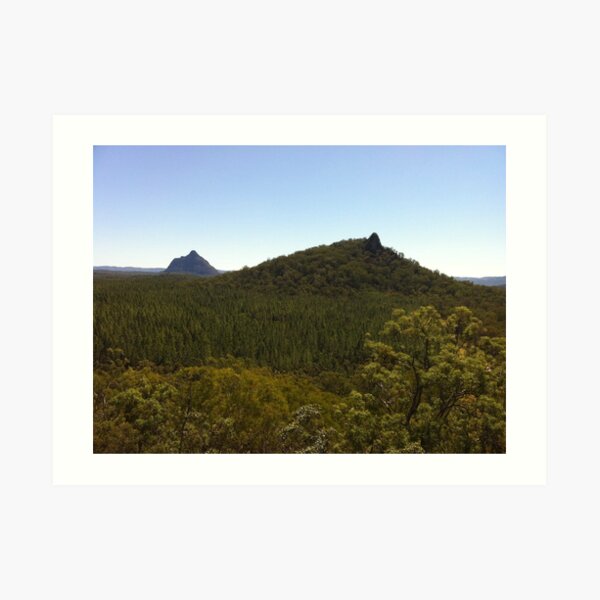 Glass House Mountains Art Print