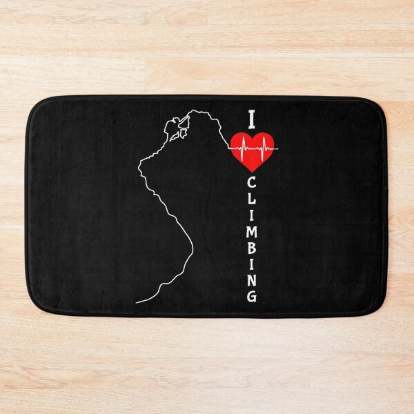 Item preview, Rock Climbing - I Love Climbing Heartbeat designed and sold by BCreative4U.