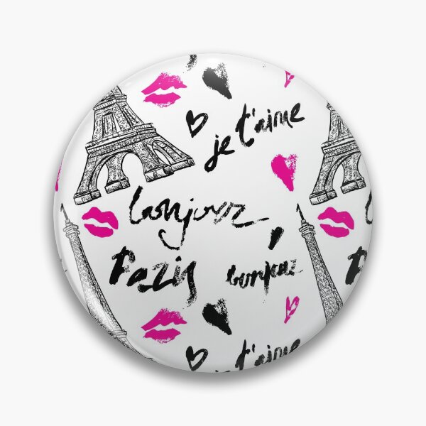 Item preview, Paris. Vintage seamless pattern with Eiffel Tower and hand drawn lettering. designed and sold by kateja.