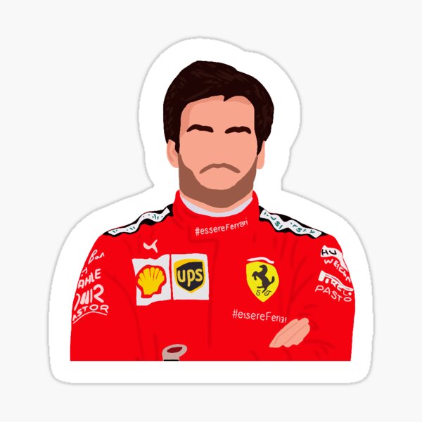 Carlos Sainz for Scuderia Ferrari Sticker