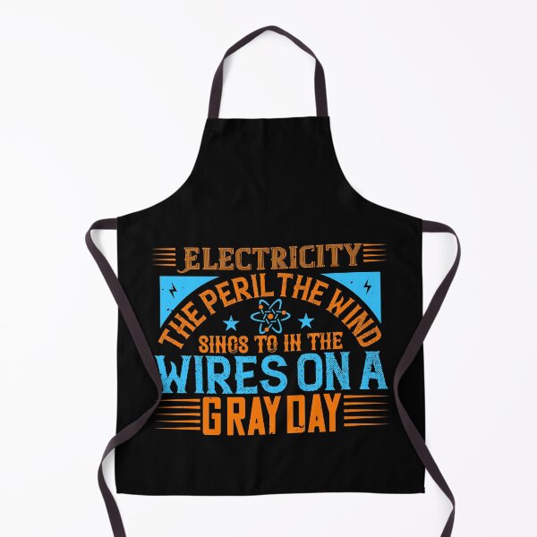 Item preview, Electricity The Peril The Wind Sings To In The Wires On A Gray Day designed and sold by GoodVibeDesign.