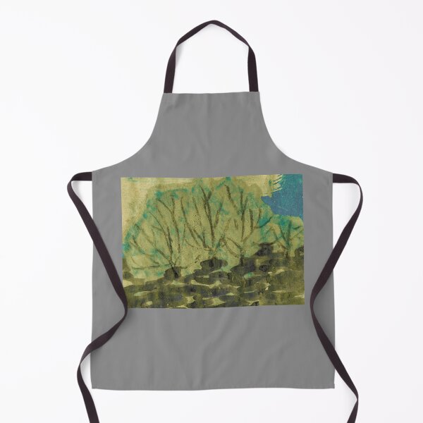 Item preview, Golden abstract landscape designed and sold by bunlinked.
