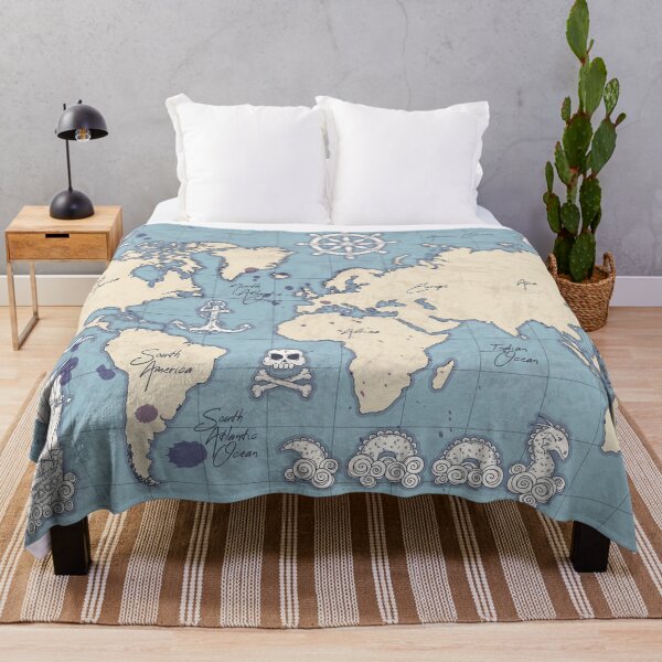 Item preview, Vintage Map Of The World designed and sold by Vector Scout Lab.