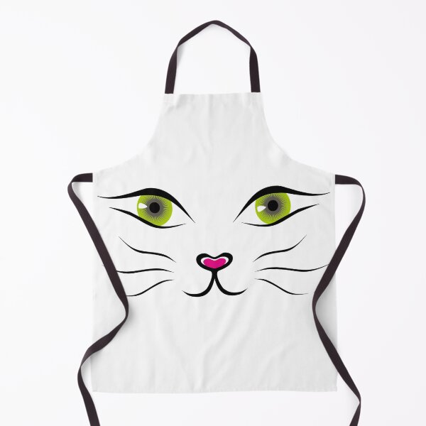 Item preview, cat eye and nose illustration, Cat Cartoon, Cute cat face material designed and sold by Halalolo.