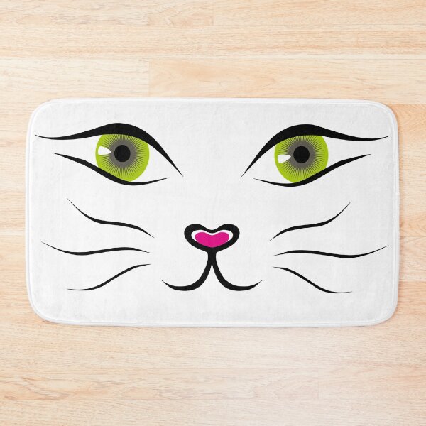 Item preview, cat eye and nose illustration, Cat Cartoon, Cute cat face material  designed and sold by Halalolo.