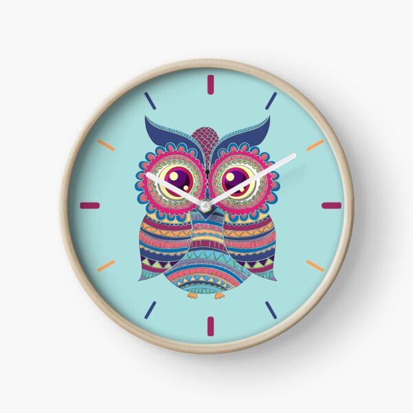Vista previa del artículo con la obra «Búho lindo colorido - Hedwig», diseñado y vendido por amethystdesign.