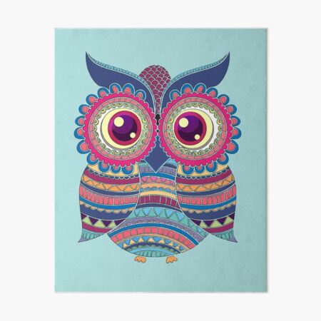 Colorful Cute Owl - Hedwig Colorful Cute Owl - Hedwig