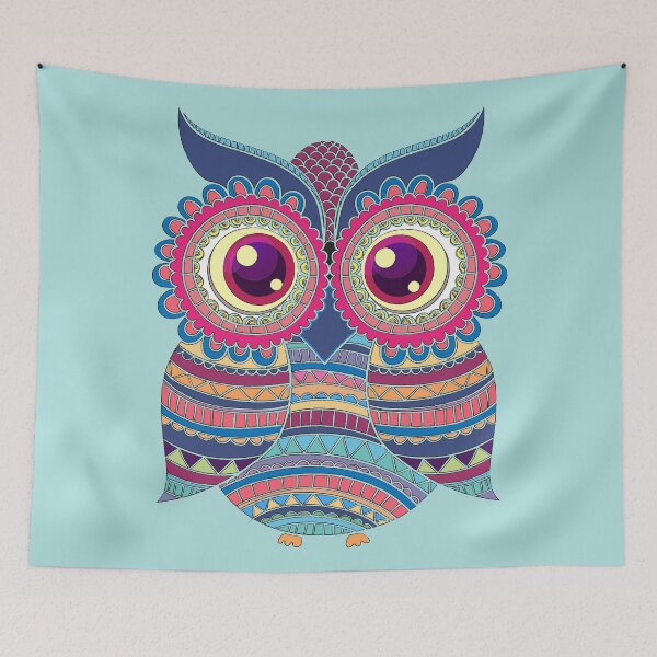 Item preview, Colorful Cute Owl - Hedwig designed and sold by amethystdesign.