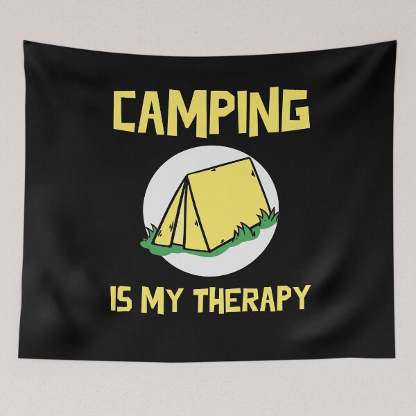 Item preview, Camping is My Therapy - Camping design designed and sold by mum-of-two.