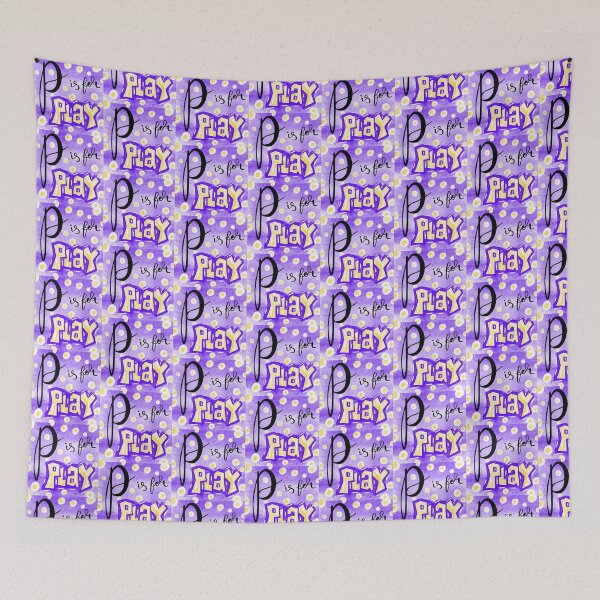 Item preview, P is for Play: alphabet doodle design  designed and sold by Hannah's  Doodles.