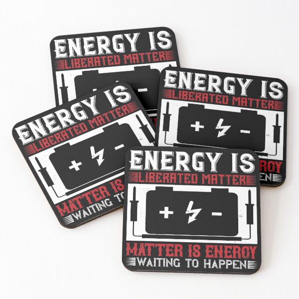 Item preview, Energy Is Liberated Matter, Matter Is Energy Waiting To Happen designed and sold by GoodVibeDesign.