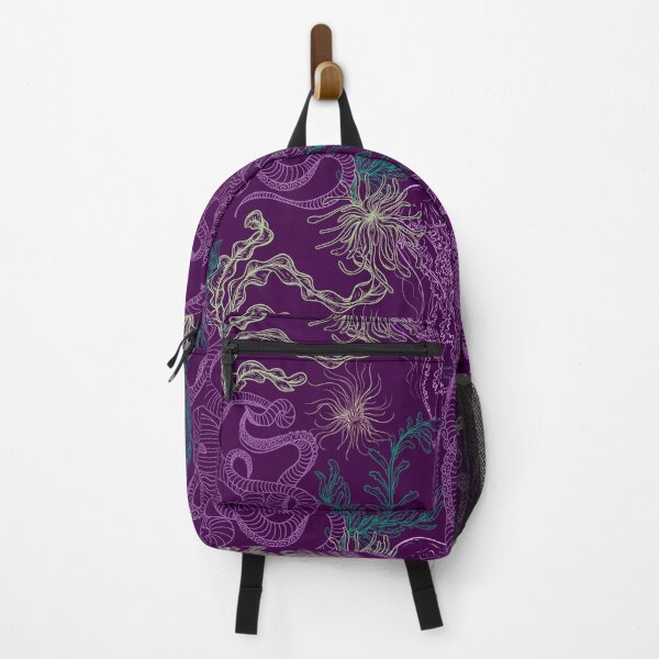 Item preview, Seamless pattern with octopus, jellyfish, marine plants and seaweed. designed and sold by kateja.
