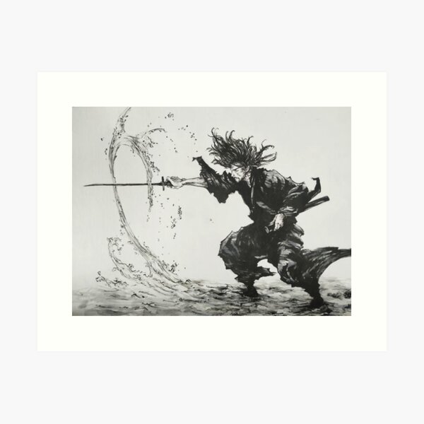 Vagabond Manga Art Prints for Sale