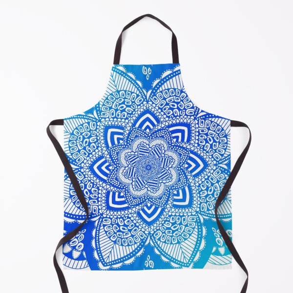 Artikelvorschau, Mandala blau entworfen und verkauft von chloesartworld.