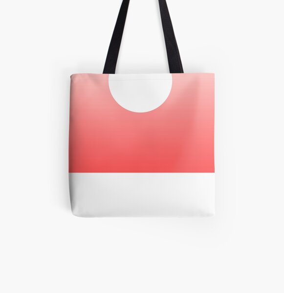 White Sun All Over Print Tote Bag