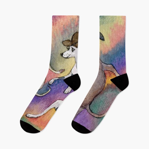 Item preview, One step forward, two steps back... line dancing greyhounds designed and sold by SusanAlisonArt.